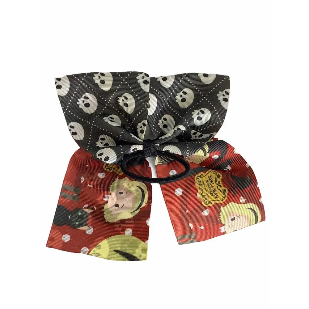 BUNDLE Girl’s Lot of 2 Halloween Themed Hair Bow Ties NEW